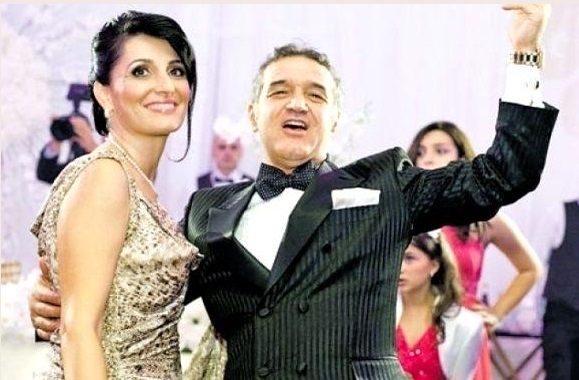Gigi Becali, alături de soția lui, Luminița