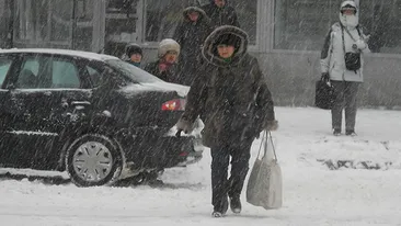 A venit iarna peste Romania! Prognoza meteo pana la sfarsitul saptamanii! Zonele in care va ninge