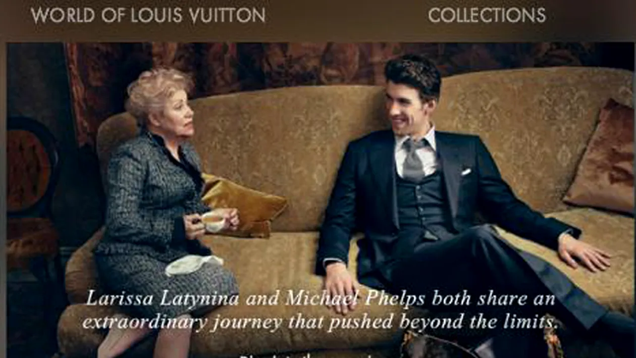 Michael Phelps este noua imagine a marcii Louis Vuitton