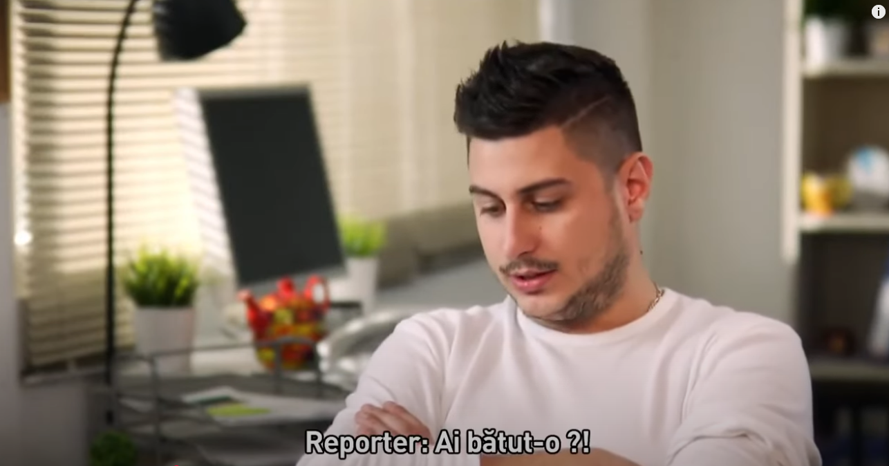 Bărbatul spune dacă și-a agresat fosta. SURSA: CAPTURA FOTO ANTENA 1)
