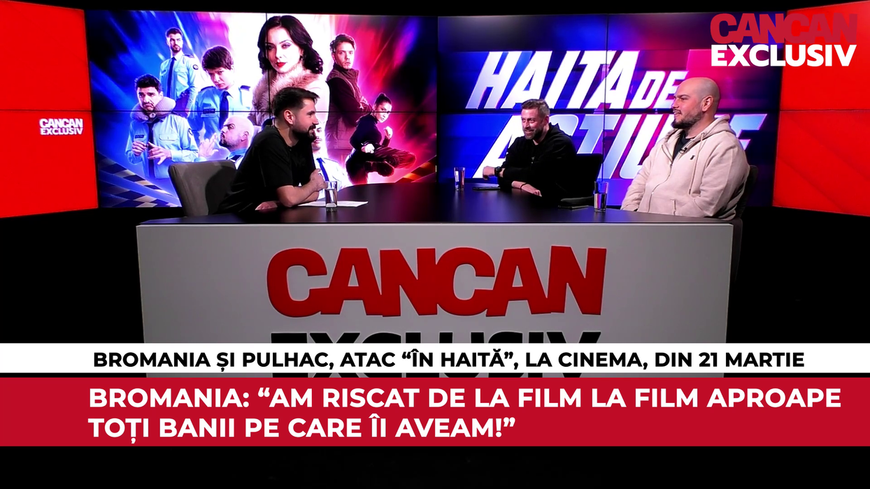 BRomania și Cristi Pulhac sunt protagoniști ai filmului "Haita de acțiune", ce va avea premiera în cinematografe începând cu 21 martie