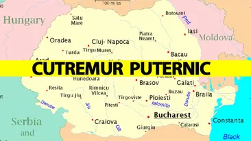 A fost cutremur mare în România, în urmă cu câteva minute! L-ai simțit?!
