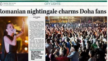 VIDEO Inna, cum nu credeai ca o vei vedea pe scena! S-a imbracat decent la concertul sustinut in Qatar: a avut o rochie pana la genunchi cu un decolteu umil