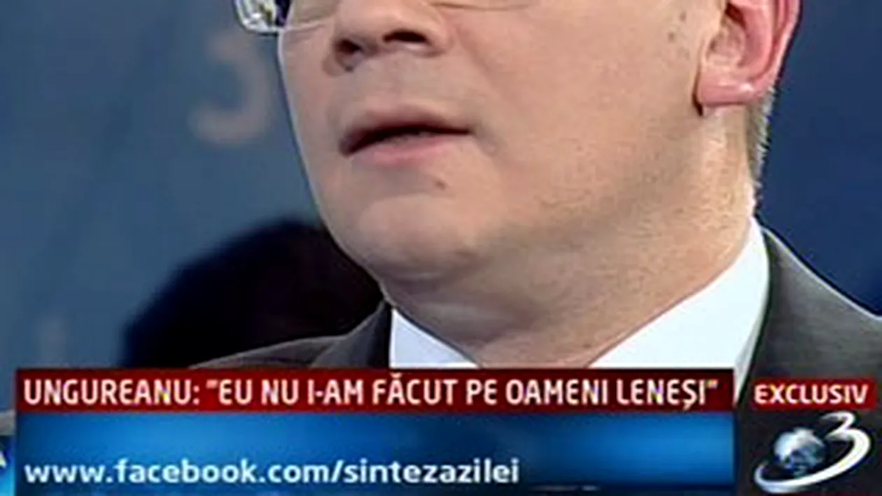 Prim-ministrul Ungureanu, despre planurile de viitor: Ma pot gandi mai departe, pot lua in calcul si prezidentialele, dar esential este cum performeaza guvernul condus de mine!