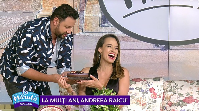 Andreea Raicu s-a despărțit de iubit înainte de ziua ei. Cătălin Măruță a dat-o de gol în direct la TV