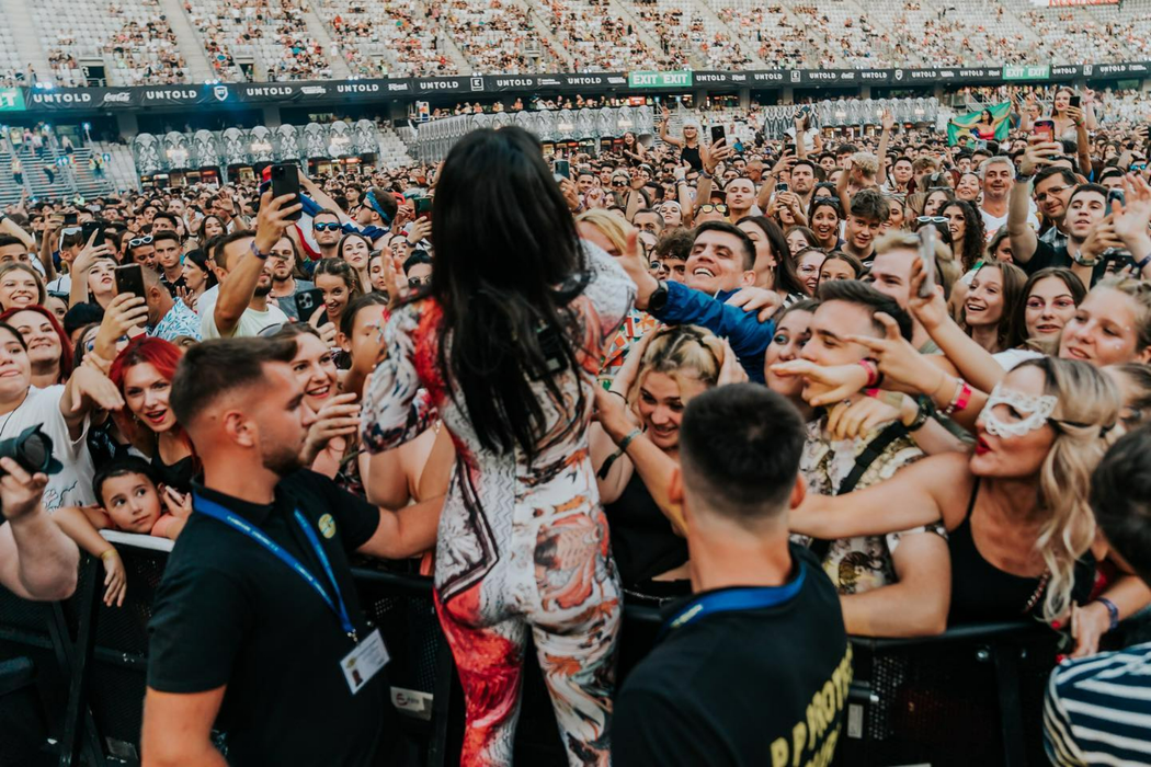 Inna, pe scena UNTOLD /  Foto: Facebook