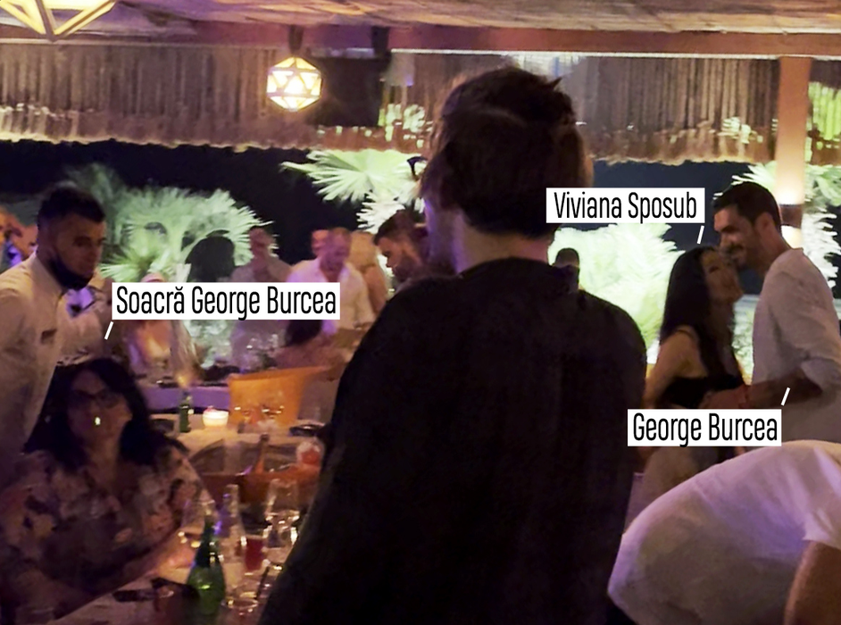 Viviana Sposub, George Burcea și ”soacra” lui s-au distrat, în club, la mare