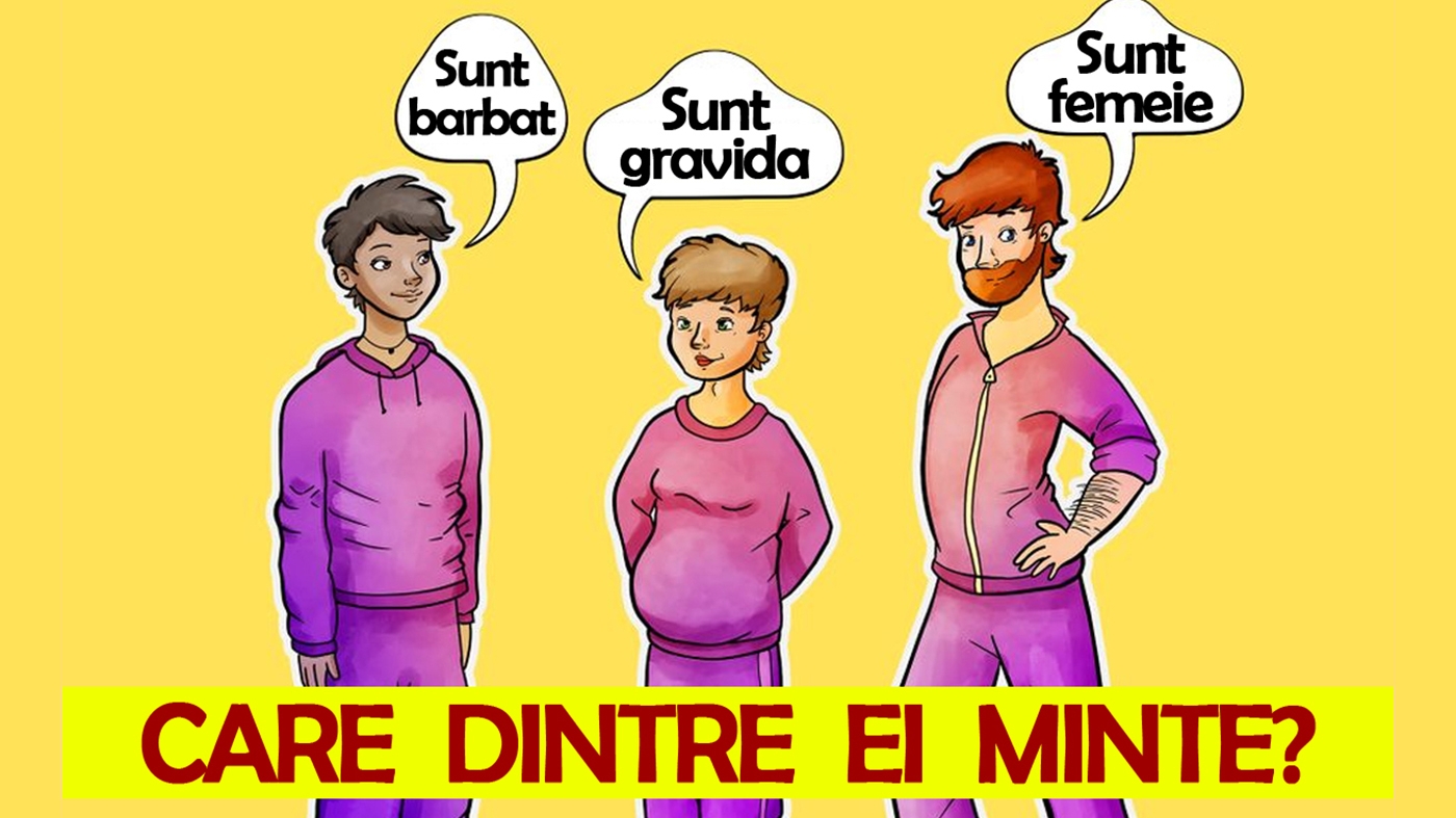 Test de logică pentru IQ 150+ | Care dintre acești 3 oameni minte?