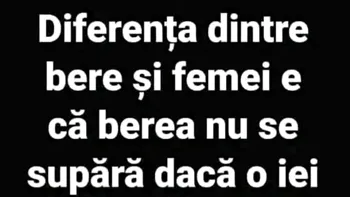 BANC | Care este diferența dintre bere și femei