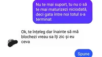 Bancul sfârșitului de săptămână | Gata, între noi totul s-a terminat!