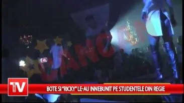 Bote si Ricky le-au innebunit pe studentele din Regie