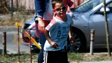 Sanda Ladosi tine pasul cu fiul ei