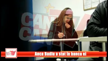 Anca Badiu a stat in banca ei