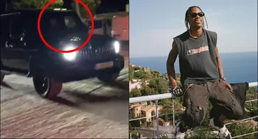 Travis Scott, escortă cu bolizi către Beach, Please! N-am mai fost niciodată în România VIDEO