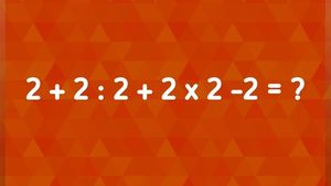 Test IQ pentru matematicieni | Cât face 2 + 2 : 2 + 2 x 2 - 2 = ?