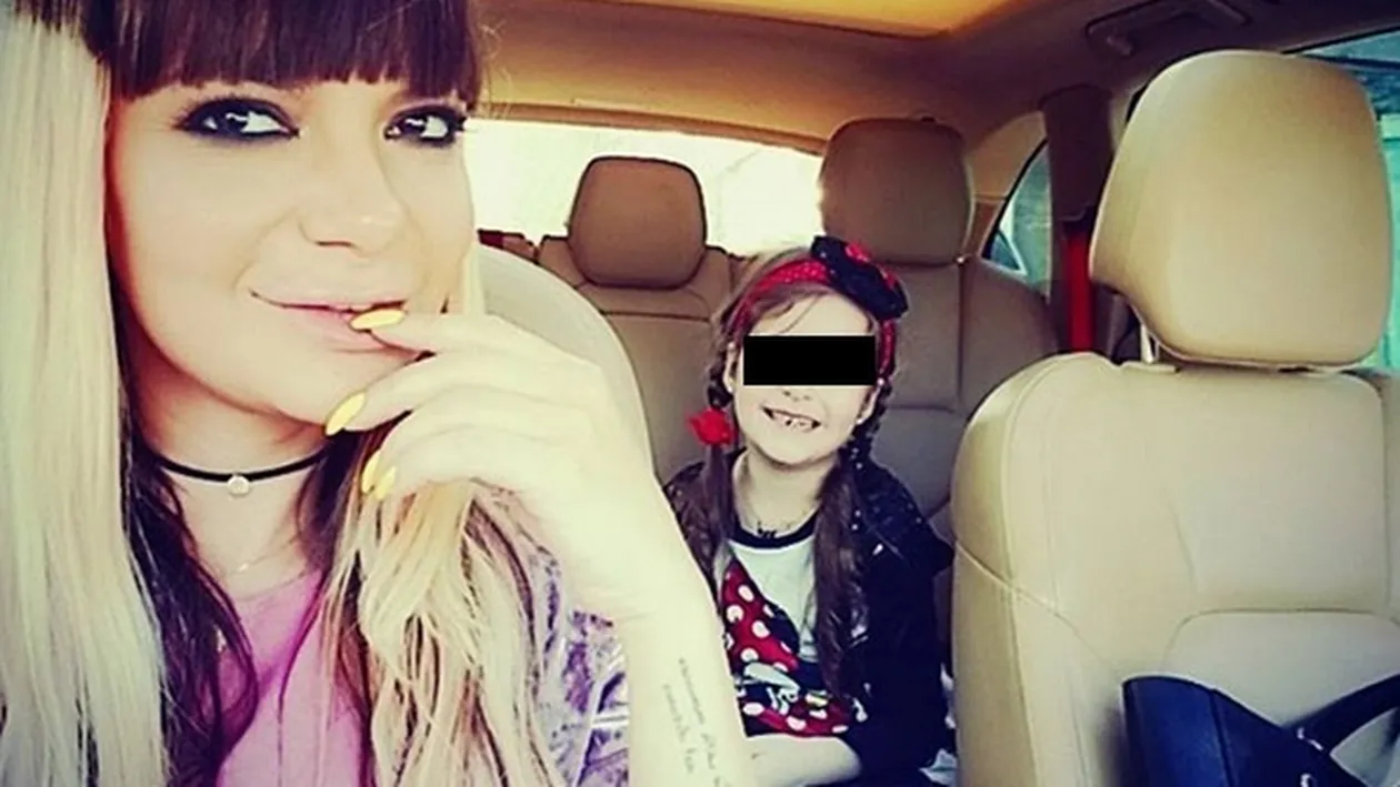 Dacă Beyonce de România i-a pus extensii fiicei sale, Andreea Antonescu a plusat! Cântăreaţa şi-a vopsit fiica de numai 6 ani