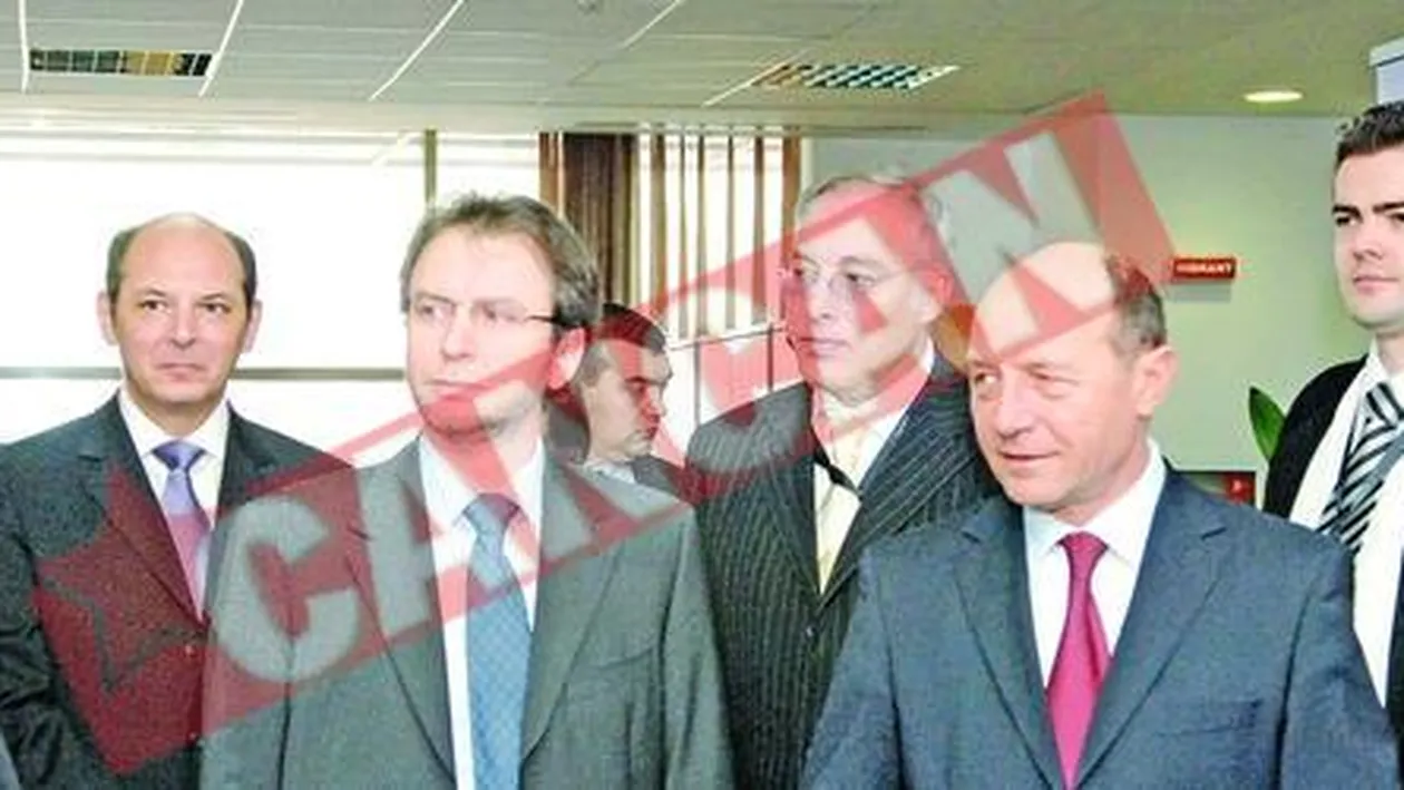 IBM a legat laptopurile cu lantul la vizita lui Basescu