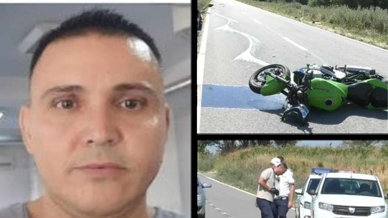 Călin, un polițist de 44 de ani, se zbate între viață și moarte. A încercat să evite un câine și a pierdut controlul motocicletei
