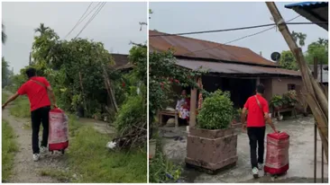 Moment emoționant! Un nepalez ajunge acasă, după 4 ani de muncă în România. Cum a reacționat familia acestuia