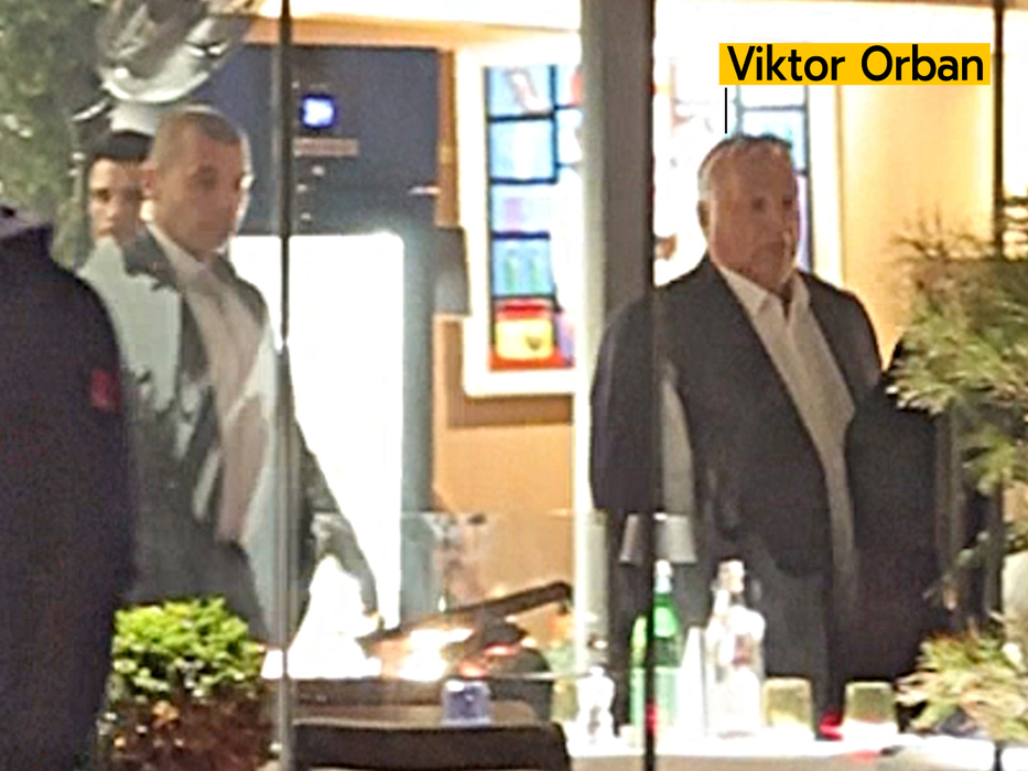 Viktor Orban, cină la Il Calcio by Mr. Val (SURSA FOTO: CANCAN.RO)