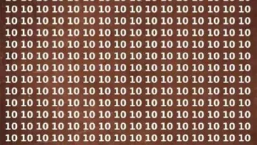 TEST IQ | Identificați singurul număr diferit de 10! Geniile reușesc în cel mult 9 secunde