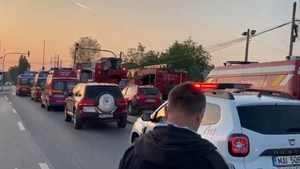 Explozie în Ilfov, în această dimineață! O persoană a murit, iar alta a ajuns la spital, după ce un autoturism a sărit în aer