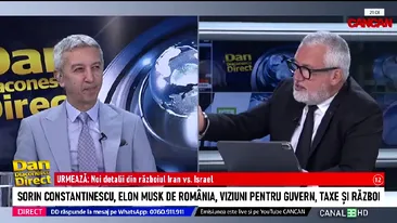 Sorin Constantinescu a răbufnit la Dan Diaconescu DIRECT: ”Nu o să funcționeze Guvernul ăsta!”