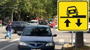Și șoferii experimentați au uitat! Ce înseamnă, de fapt, acest indicator galben, cu o mașină negră și 2 săgeți