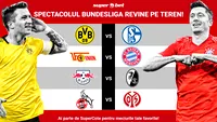 Începe numărătoarea inversă până la reluarea campionatului! Fii pe fază pentru primele meciuri din Bundesliga!