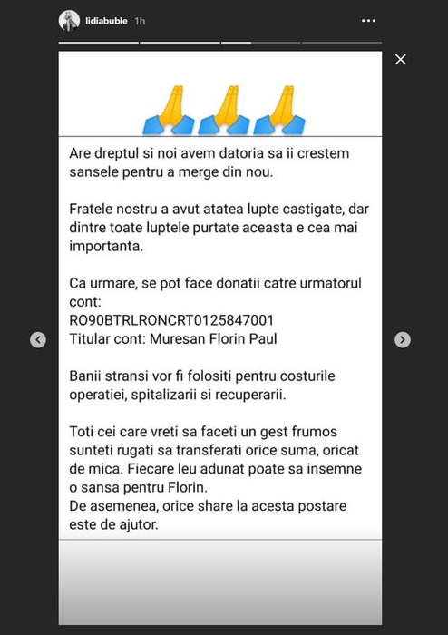 Campionul mondial Florin Mureșan, de urgență la spital: “A suferit o fractură de coloana cervicală”. Lidia Buble a implorat să se facă donații pentru operații și tratamente