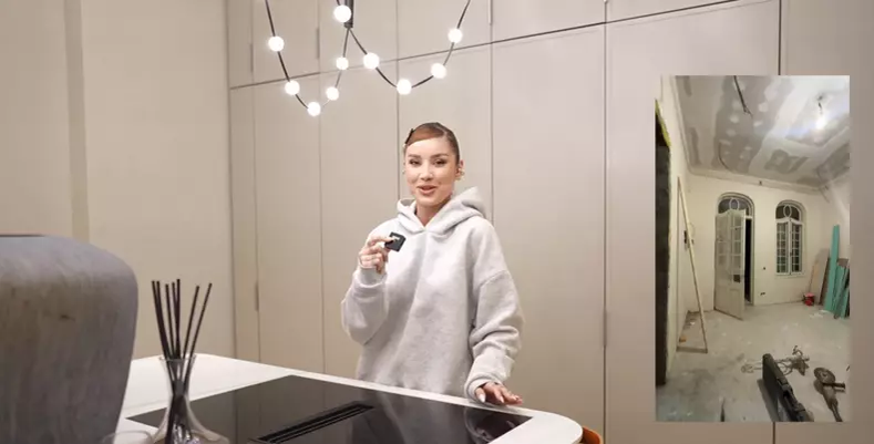 Cum arată casa ca din reviste a Alinei Ceușan? A fost decorată de un om de încredere