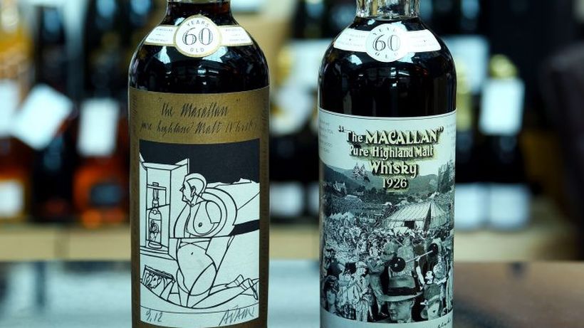 Un nou record mondial în vânzările de whisky: 1,2 milioane de dolari pentru două sticle de The Macallan 1926