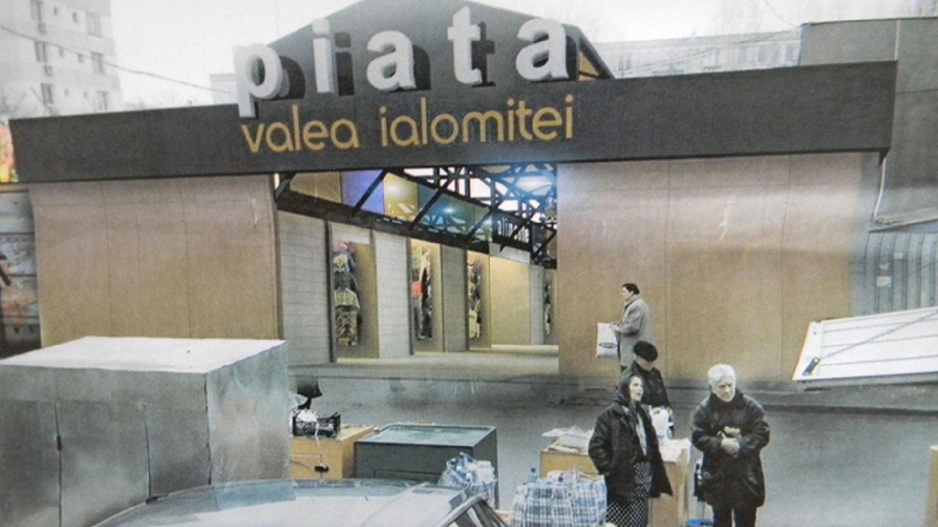 A inceput reconstructia Pietei Valea Ialomitei