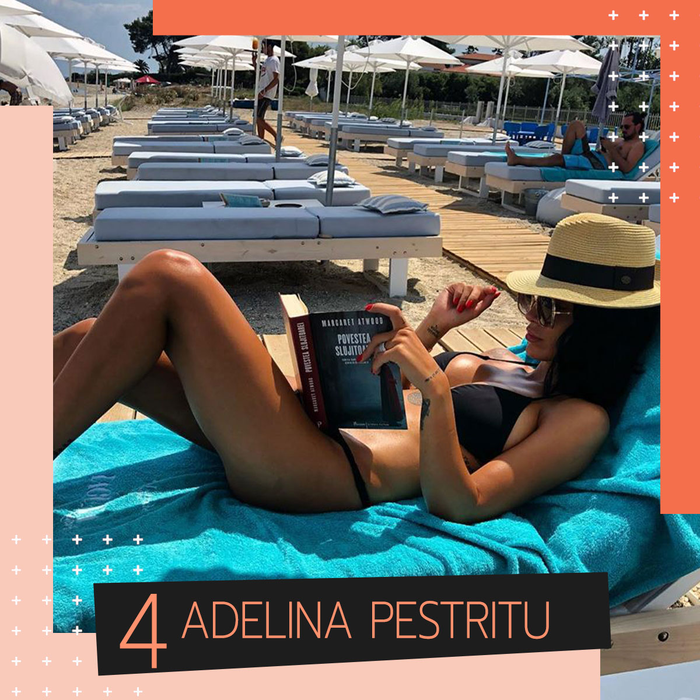 Top 30 vedete care citesc la plajă. Ce poziții surprinzătoare ocupă Alina Ceușan, Corina Caragea, Roxana Ionescu ori Gina Pistol