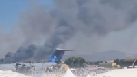 Avion militar, prăbușit în Grecia. Tragedia a avut loc în timpul unui show aerian