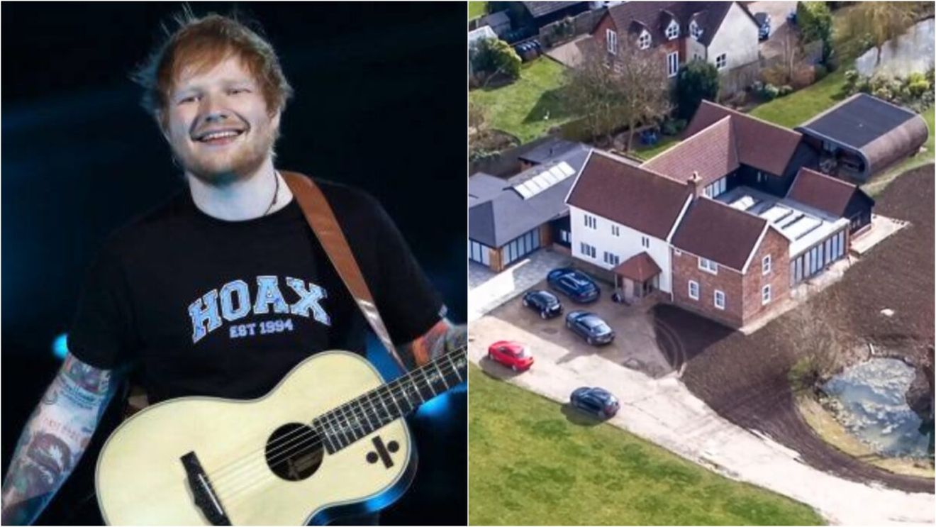 Cum arată vila lui Ed Sheeran. Artistul și-a construit un adevărat „regat” în mijlocul naturii