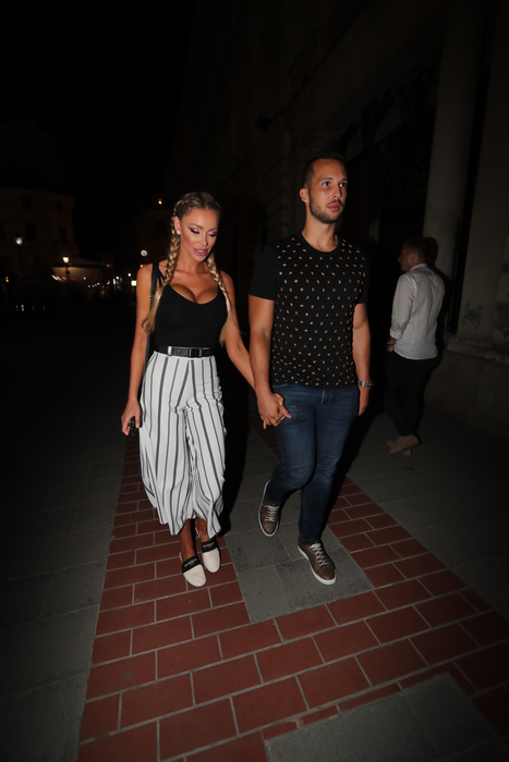 Bianca Drăgușanu și Tristan Tate au petrecut o seară agreabilă în oraș