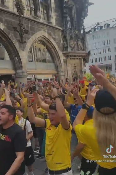Suporterii Echipei Naționale / Foto: Captură Video TikTok