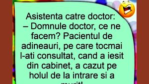 Bancul nopții | "Domnule doctor, ce ne facem?!"