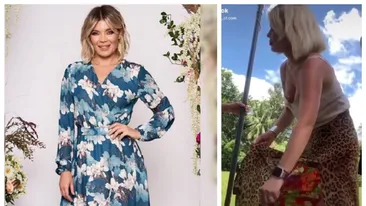 VIDEO / Să vezi și să nu crezi! Cum se răcorește Gina Pistol, la filmările Asia Express. Blondina își face vânt la...