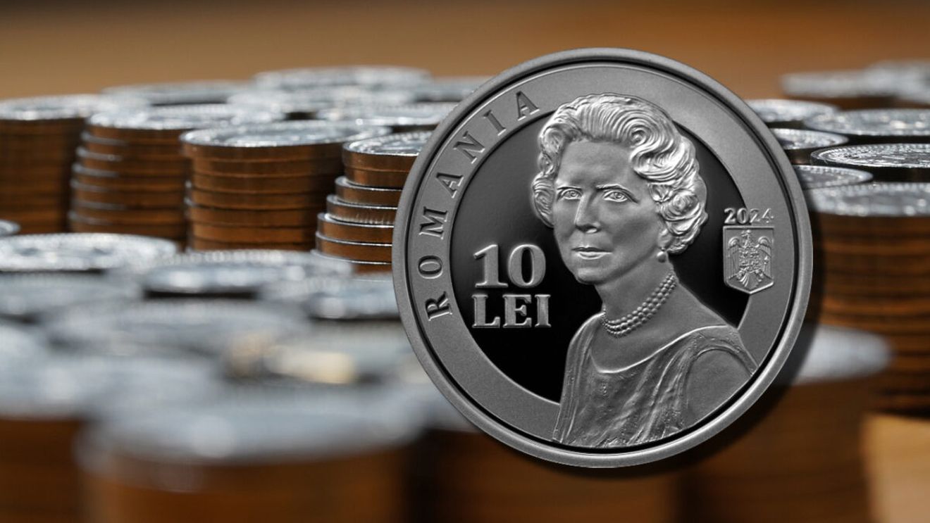 BNR lansează o monedă din argint de 10 lei! Cât costă o singură piesă