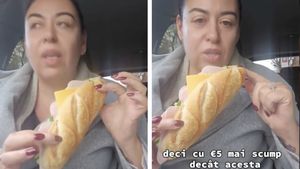 Oana Roman, revoltată după ce a plătit 45 de lei pentru o baghetă cu șuncă și cașcaval: ”La Paris costă jumătate”