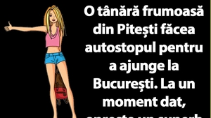 BANC | O tânără frumoasă din Pitești făcea autostopul pentru a ajunge la București