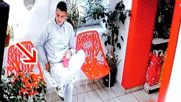 A fost surprins de camere în timp ce fura banii unei cliente. Este incredibil ce a făcut tânărul din Timișoara
