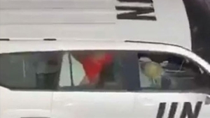 Partidă de amor, filmată într-o mașină oficială a ONU în Israel! Reacția purtătorului de cuvânt după ce a văzut imaginile care au făcut înconjurul lumii