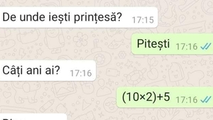BANCUL ZILEI | "Câți ani ai, prințesă?" "(10x2)+5"