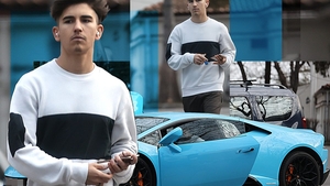 A tras Lamborghini-ul Huracan în parcare și... Cum l-am surprins pe cel mai tânăr jurat de la ”Imperiul Leilor”