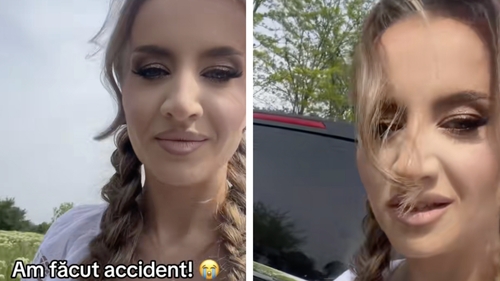 Nașa lui Armin Nicoară, implicată într-un accident rutier în timp ce se mergea la o filmare: ”Sunt lovită”