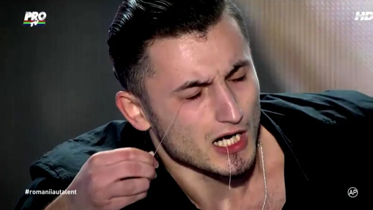 Numar socant la Romanii au Talent! A inghit un ac de cusut si...!Vezi ce reactie au avut juratii