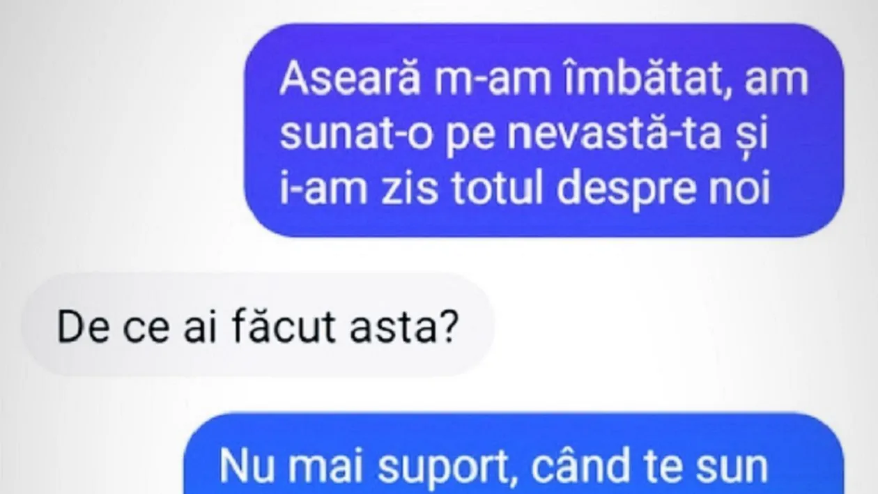 BANCUL DE MIERCURI | ”Aseară m-am îmbătat și i-am spus nevestei tale despre noi”
